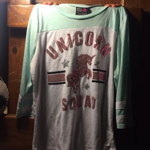 Girls unicorn top